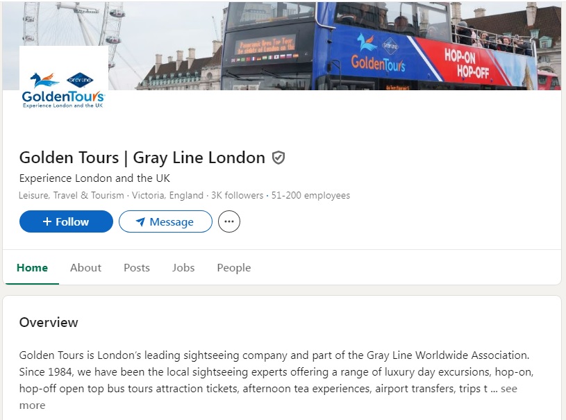 Golden Tours | Gray Line London